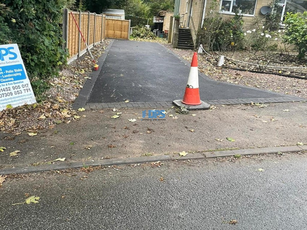 Tarmac Driveway with Brick Border in Stroud, Gloucestershire