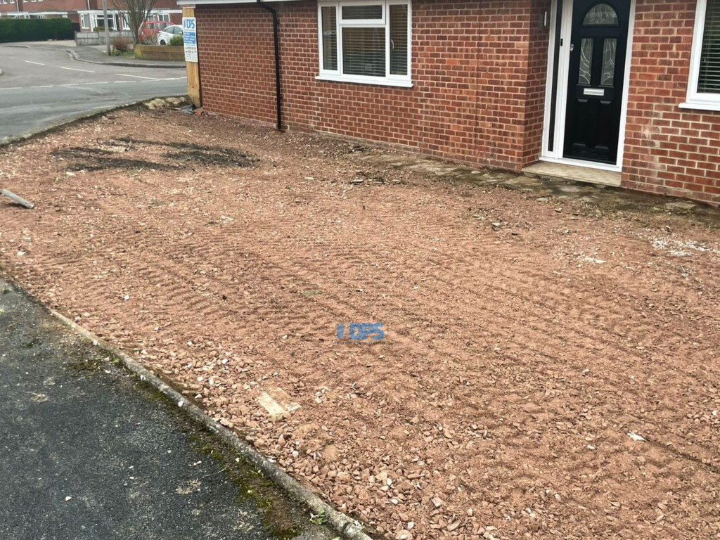 Block Paved Driveway with Slate Gravel Area in Churchdown, Gloucester